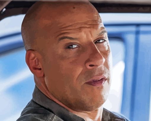 Dominic Toretto Diamond Painting