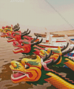 Dragon Boats Diamond Painting