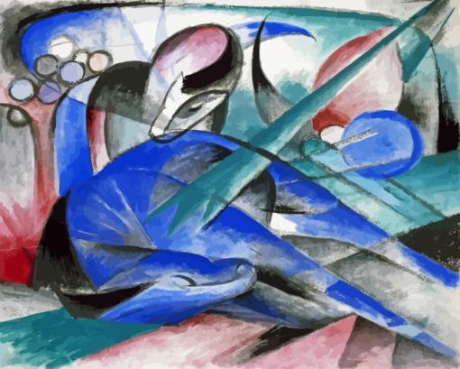 Dreaming Horse Franz Marc Diamond Painting