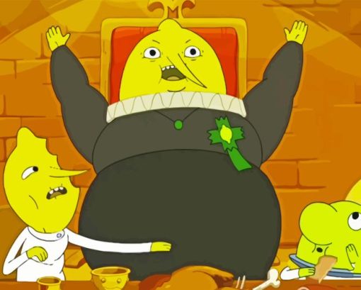 Earl Of Lemongrab Family Diamond Painting