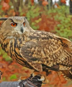 Eurasian Eagle Owl Diamond Painting