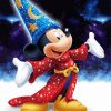 Fantasia Mickey Mouse Poster Diamond Painting