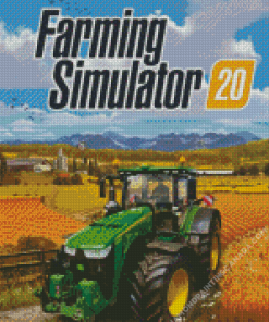 Farming Simulator Poster Diamond Painting