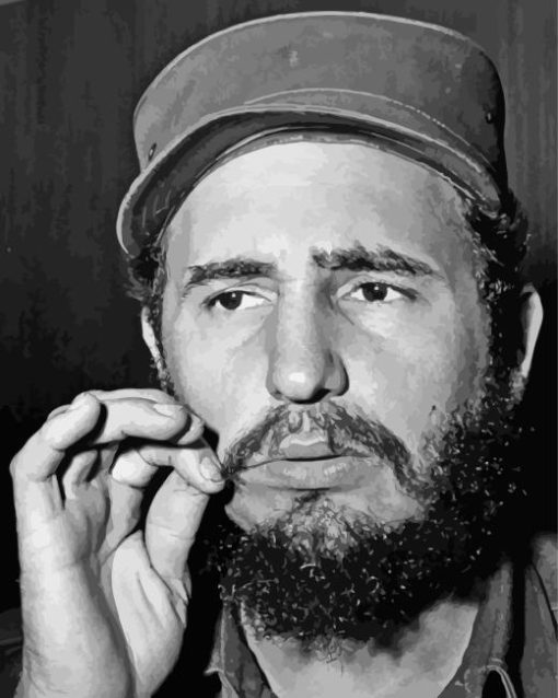 Fidel Castro Leader Of Cuba Diamond Painting