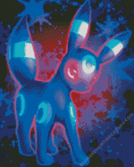 Galaxy Umbreon Anime Diamond Painting