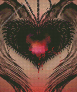 Gothic Heart Diamond Painting