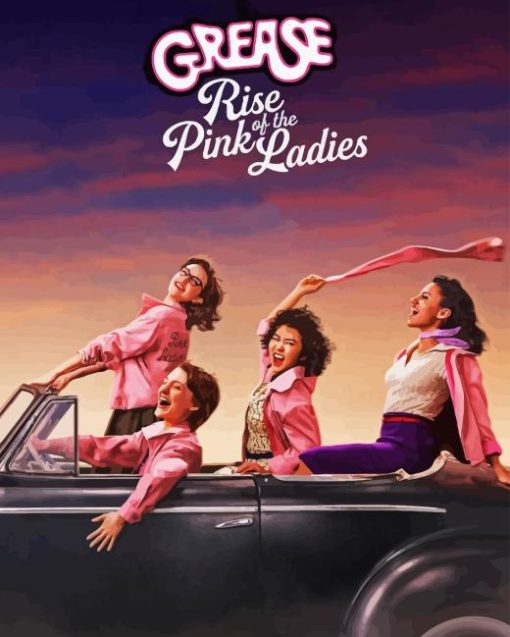 Grease Rise Of The Pink Ladies Diamond Painting