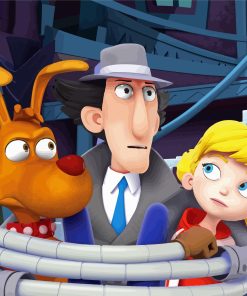 Inspector Gadget Animation Characters Diamond Painting