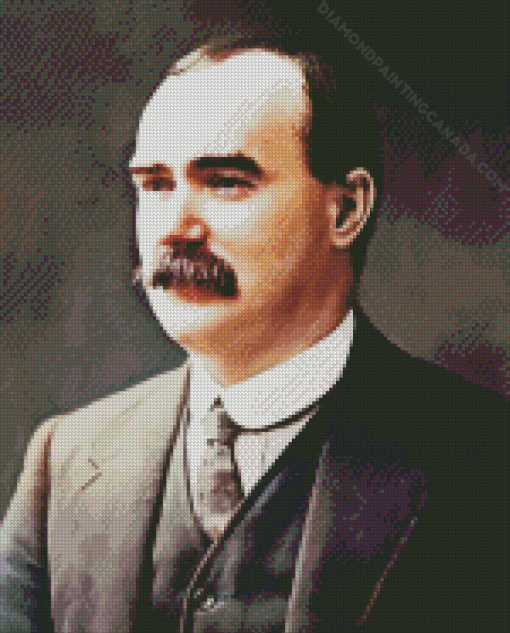 James Connolly Irish Political Leader Diamond Painting