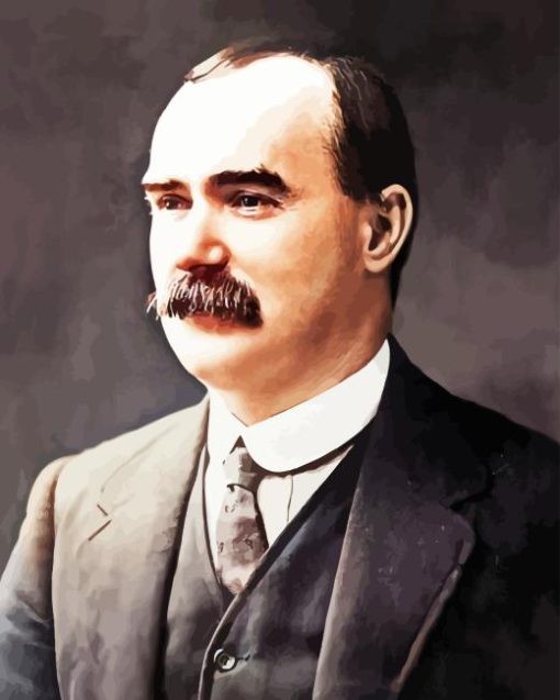 James Connolly Irish Political Leader Diamond Painting