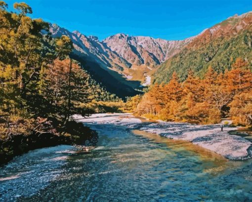 Kamikochi National Park Diamond Painting