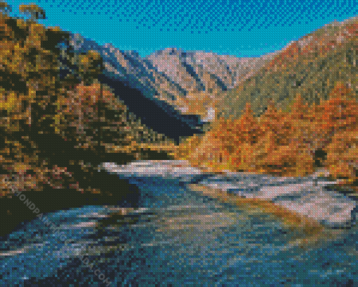 Kamikochi National Park Diamond Painting