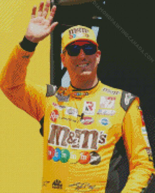 Kyle Busch Racing Driver Diamond Painting