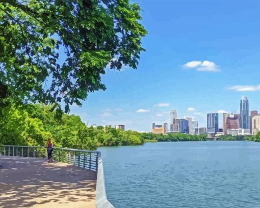 Lady Bird Lake Diamond Painting