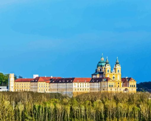 Melk Abbey Austria Diamond Painting