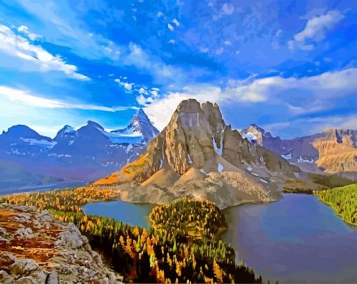 Mount Assiniboine Provincial Park Diamond Painting