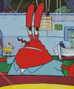 Mr Krabs Character Diamond Painting