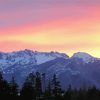 Mt Arrowsmith At Sunset Diamond Painting