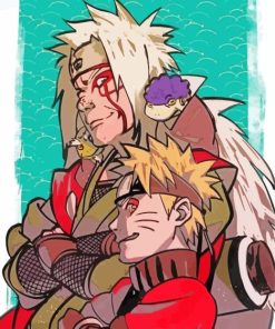 Naruto And Jiraiya Art Diamond Painting