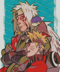 Naruto And Jiraiya Art Diamond Painting