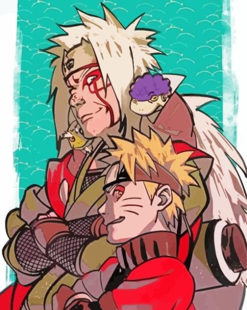 Naruto And Jiraiya Art Diamond Painting