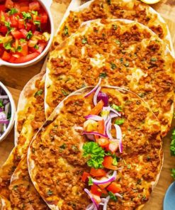 Pizza Lahmacun Diamond Painting