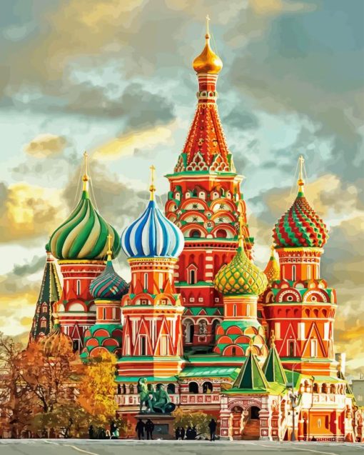 Saint Basil Cathedral Russia Diamond Painting