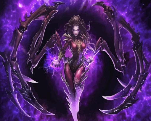 Sarah Kerrigan Starcraft Game Diamond Painting