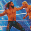 Seth Rollins Vs Cody Diamond Painting