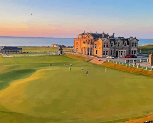 St Andrews Golf Club Diamond Painting