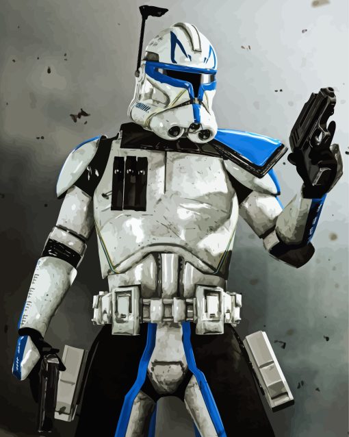 Star Wars Captain Rex Diamond Painting