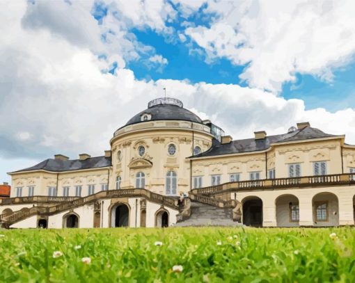 Stuttgart Castle In Germany Diamond Painting