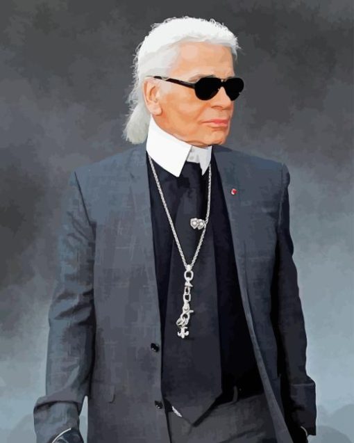 Stylish Karl Lagerfeld Diamond Painting