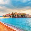 Sveti Stefan Beach Diamond Painting