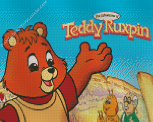 Teddy Ruxpin Poster Diamond Painting