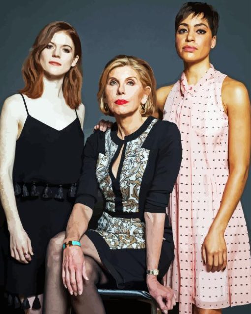 The Good Fight Characters Diamond Painting