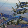 The Harrier Jump Jet Planes Diamond Painting