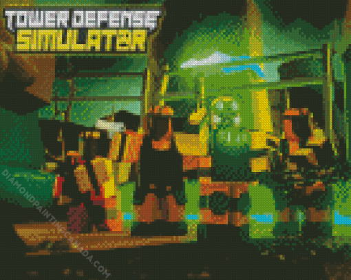 Tower Defense Simulator Diamond Painting