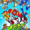 Transformers Rescue Bots Serie Diamond Painting