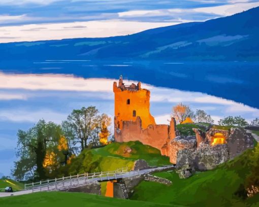 Urquhart Castle Diamond Painting