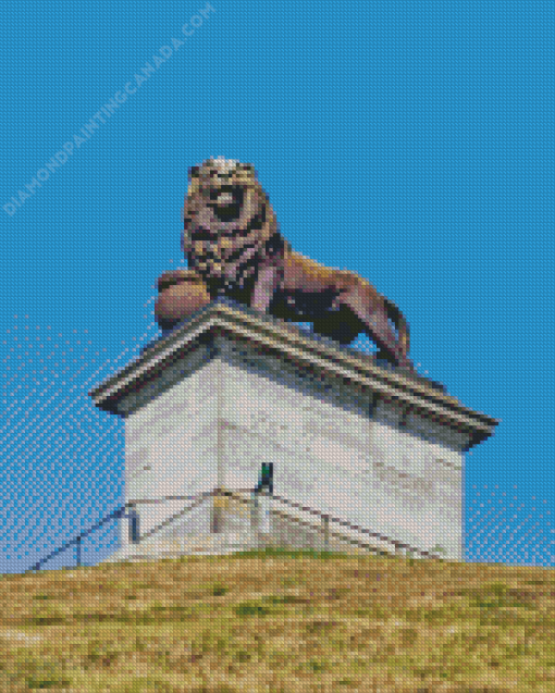 Waterloo Lions Mound Diamond Painting