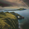 Worms Head Rhossili Landscape Diamond Painting