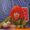 Yayoi Kusama Painter Diamond Painting