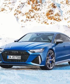 AS Audi RS7 Cars In Snow Diamond Painting