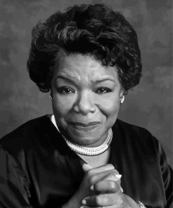 Black And White Maya Angelou Diamond Painting