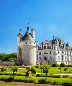 Chenonceau Castle Diamond Painting