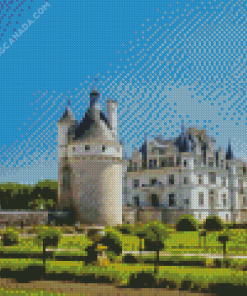 Chenonceau Castle Diamond Painting