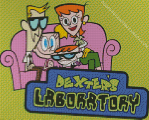 Dexters Laboratory Animation Serie Diamond Painting