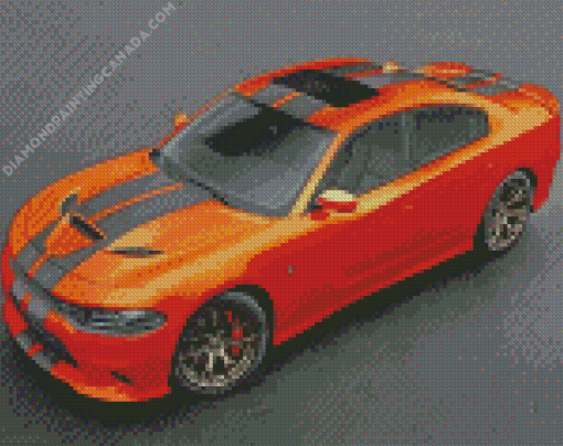 Dodge Daytona Charger Car Diamond Painting