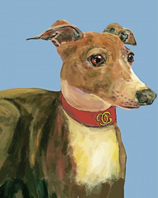 Italian Greyhound Dog Diamond Painting